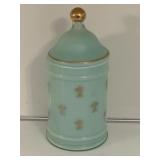 Blue Glass Apothecary Jar