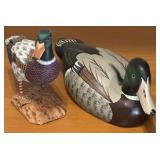 Wood Mallard Ducks