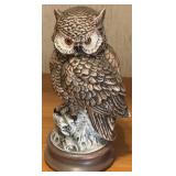 Ceramic Owl Vintage Byron Mold B4 Statue