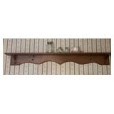 Wood Shelf and Contents