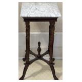 Marble Top Plant Stand