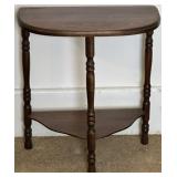 Half Moon Table Plant Stand