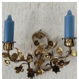 Vintage Italian Gilt Wall Sconce