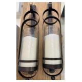Contemporary Iron Candle Wall Sconces