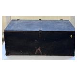 Vintage Benton U.S. Wood Foot Locker