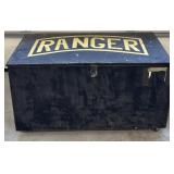 Wood Storage Box On Casters