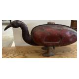 Hancrafted Duck Gas Tank Decor