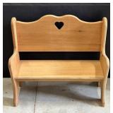 Wood Child Size Bench