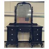 Painted Vanity w/Mirror