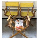 (3) Gold Medal Directors Chairs - SEE DESC