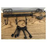 Skeleton Key Hook and Cast Iron Skelton Keys
