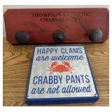 (2) Vintage Style Signs