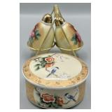 Vintage Japanese S&P Shakers and Trinket Box
