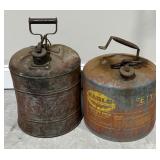 Justrite & Eagle Brand Metal Gas Cans