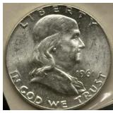 1961 Franklin Silver Half Dollar - 90% Silver