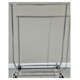 Chrome Commercial Folding Garment Rack - SEE DESC