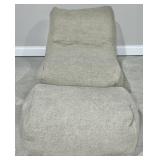 Big Joe Modora Bean Bag Chair Lounger and Ottoman