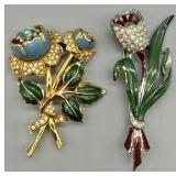 Vintage Trembler Brooches