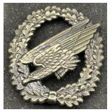 Early German Bundeswehr Paratrooper Badge 4 Prong