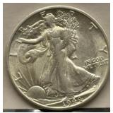 1944-S Walking Half Dollar Silver Coin