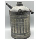 Vintage Metal Oil Can w/Spout & Wire Handle