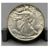 1947 Walking Half Dollar Silver Coin