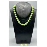 Castlecliff Signed Necklace & Matching Earrings