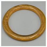 Apple Juice Phenolic Bakelite-Type Bangle Bracelet