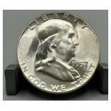 1957 Franklin Silver Half Dollar - 90% Silver