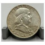 1950 Franklin Silver Half Dollar - 90% Silver