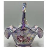 George Fenton Signed & No. Purple Plum Basket