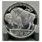 2005 .999 1 Troy Ounce Buffalo Coin w/Case