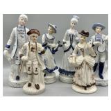 Vintage Porcelain Colonial Figurines