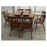 Tell City Dining Table & Chairs
