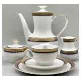 Bavarian Winterlig Coffee Pot & Misc Serving Pcs