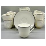 Mikasa Wellesley Bone China Cups & Saucers