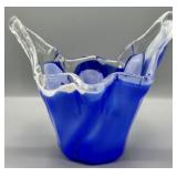 Mid-Century Italian Murano Style Hand Blown Vase