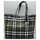 VTG Burberrys of London Blue Label Japanese Tote