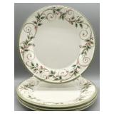 Lenox Holly Filigree 11.25in Dinner Plates