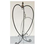 Heart Shaped Wrought Iron Plant Stand