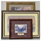 Framed & Matted Art Lot