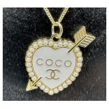 Chanel Charm Upcycled Necklace