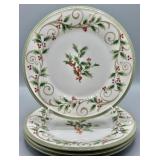 Lenox Holly Filigree 9in Accent Plates