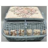 Vintage Sewing Box and Contents