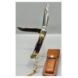 Schrade Uncle Henry Folding Hunter 227 UH w/Sheath