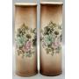 (2) Vintage Cylinder Vases