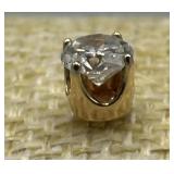 14k Gold Post Diamond Earring