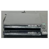 (2) Sony DVP-SR510H CD/DVD Players with Remote