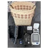 Basket w/ Blood Pressure & Pulse Oximeters