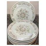 Vtg Floral Porcelain Plates Schirnding Bavaria (7)